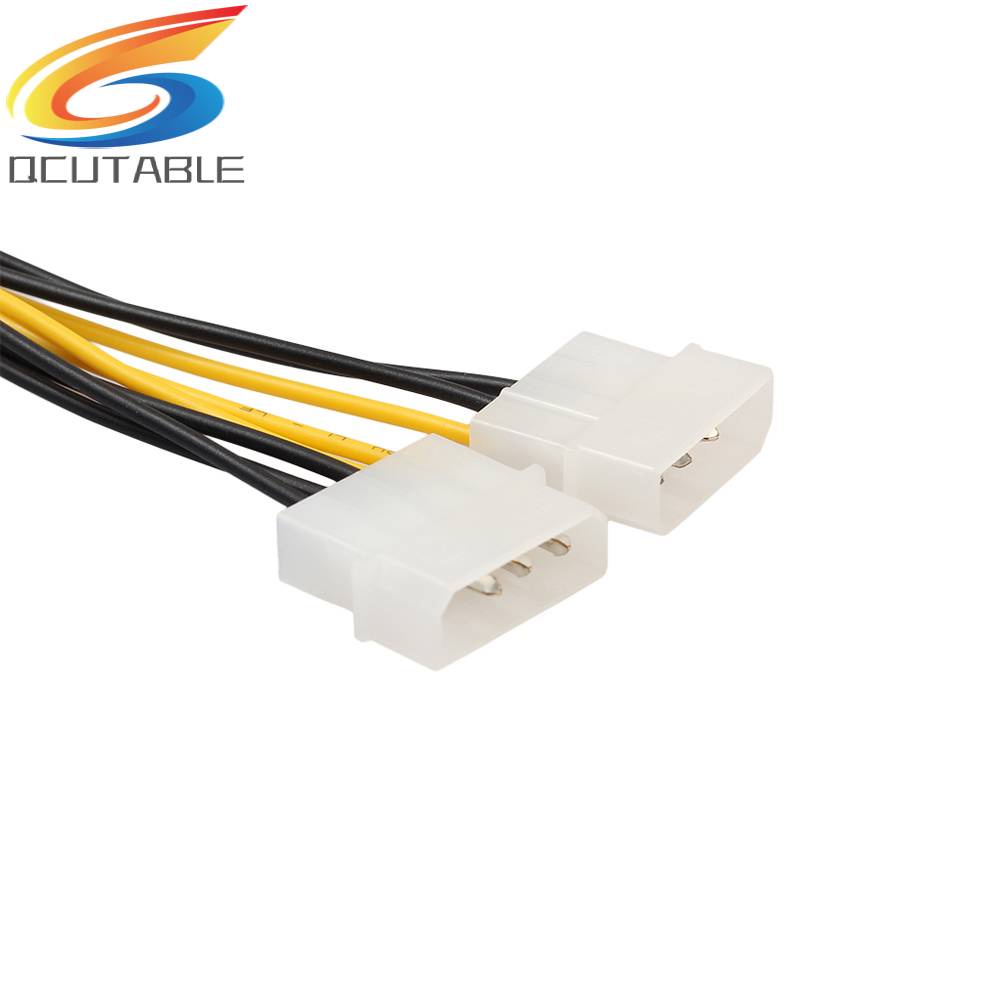 Dây Cáp Chuyển Đổi Thẻ Đồ Họa 4 Pin 18cm 8 (6 + 2) Pin Sang Dual