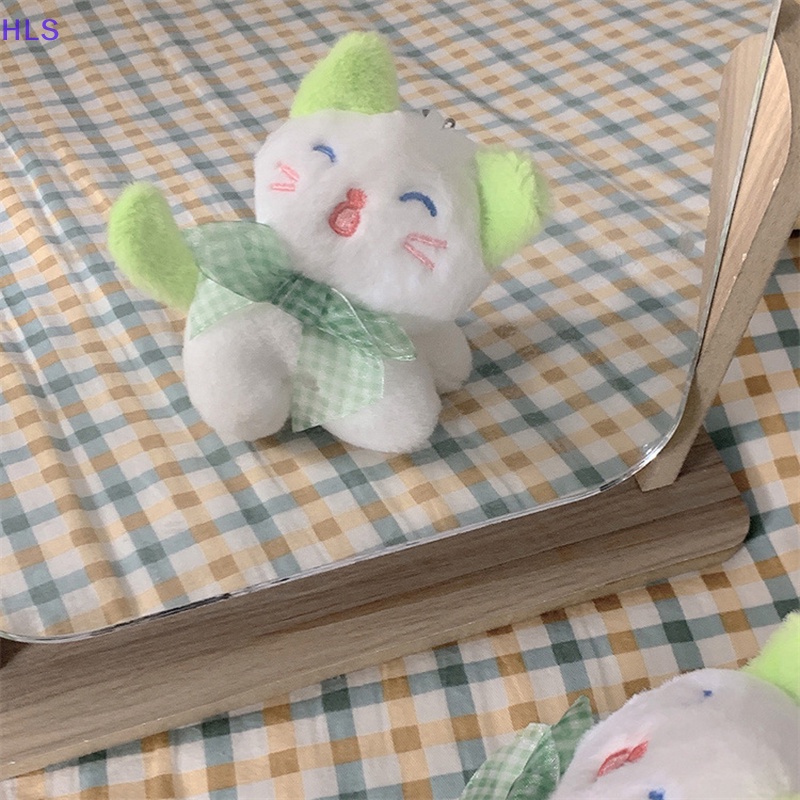 Móc Khóa Hình Mèo Nhồi Bông 12CM Dễ Thương