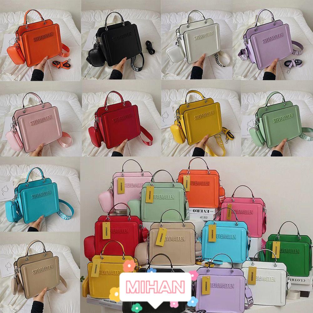 MIHAN1 Túi Xách Thời Trang MIHAN1 Họa Tiết Chữ Kiểu Sang Trọng Cho Nữ