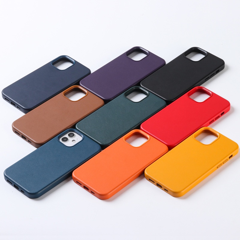 Ốp Điện Thoại Da Từ Tính Cho IPhone 12 13 Pro max 11 Pro