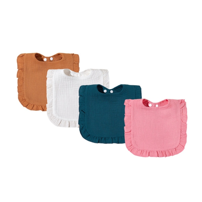 Yếm Ăn Chất Liệu Bằng Cotton Dễ Thương Dành Cho Bé