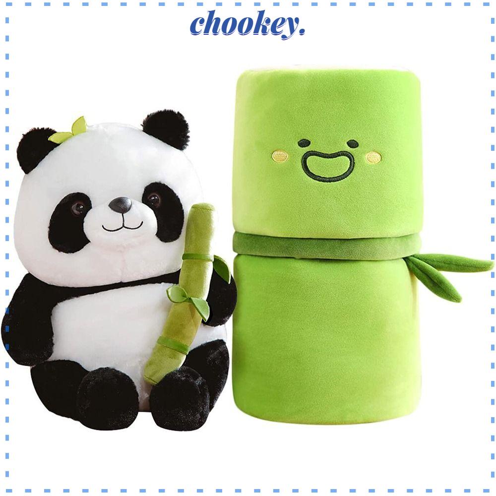 CHOOKEY Gấu Trúc Nhồi Bông Mềm Mại Trang Trí Phòng Cho Bé