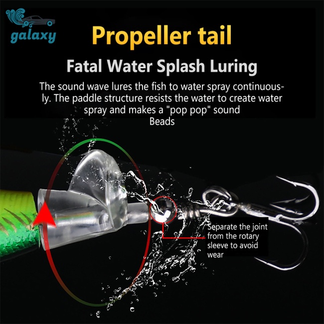 Galaxy Mồi Giả Nhử Cá 9cm 12.7g Bằng Nhựa Gắn Kèm Móc Câu