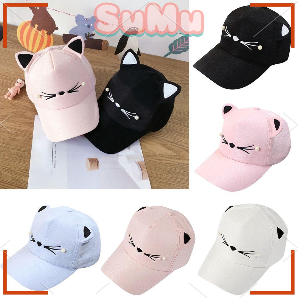 SUMU Mũ Lưỡi Trai Tai Mèo Cho Người Lớn &amp; Trẻ Em