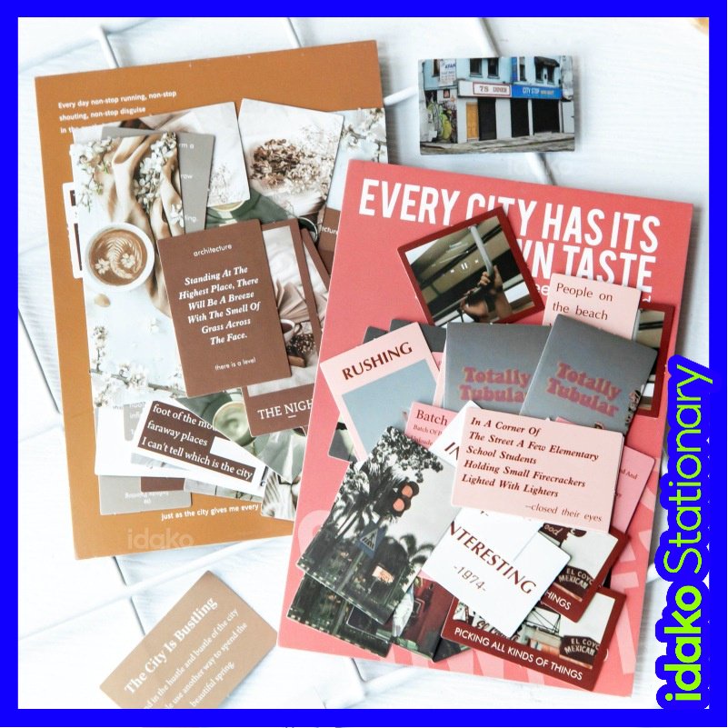 Gói 45 Miếng Dán Hình Phong Cảnh Thành Phố 8 SS018