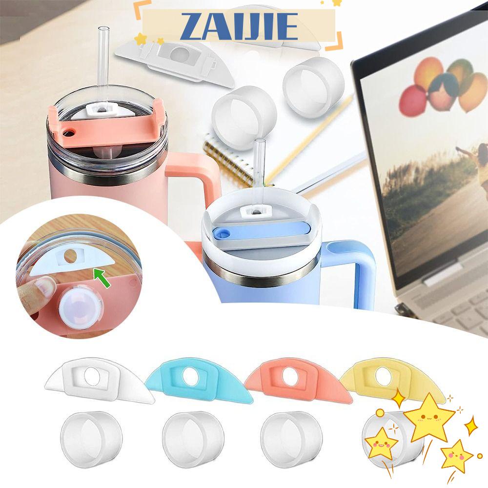 Bộ 24 Nút Bịt Ống Hút Bằng Silicone Chống Bụi Chống Văng Có Thể Tái Sử Dụng Cho Ly Thủy Tinh