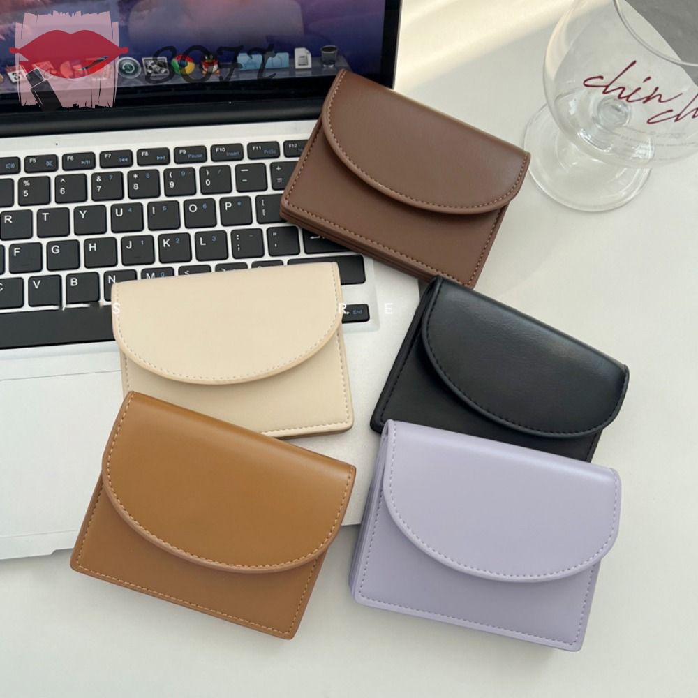 SOFTNESS Ví Da Thật Cỡ Lớn Thiết Kế Xinh Xắn Cho Nữ