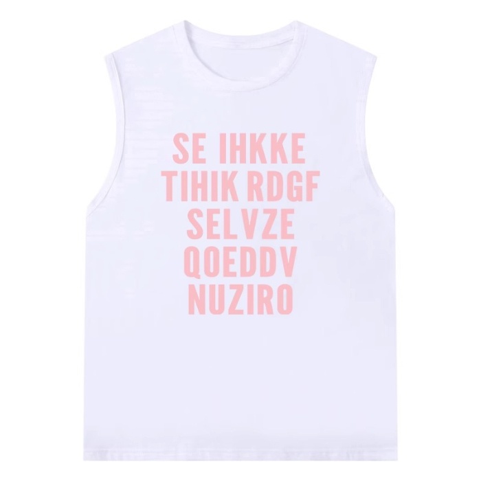 NRVP Áo Thun Nữ Không Tay 100% Cotton Thời Trang Hàn Quốc