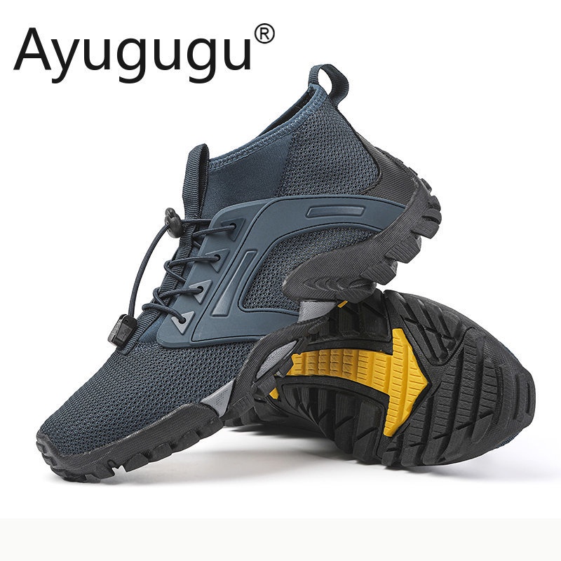 Giày Thể Thao Cổ Cao Chống Trượt Thời Trang Mùa Hè Cho Nam