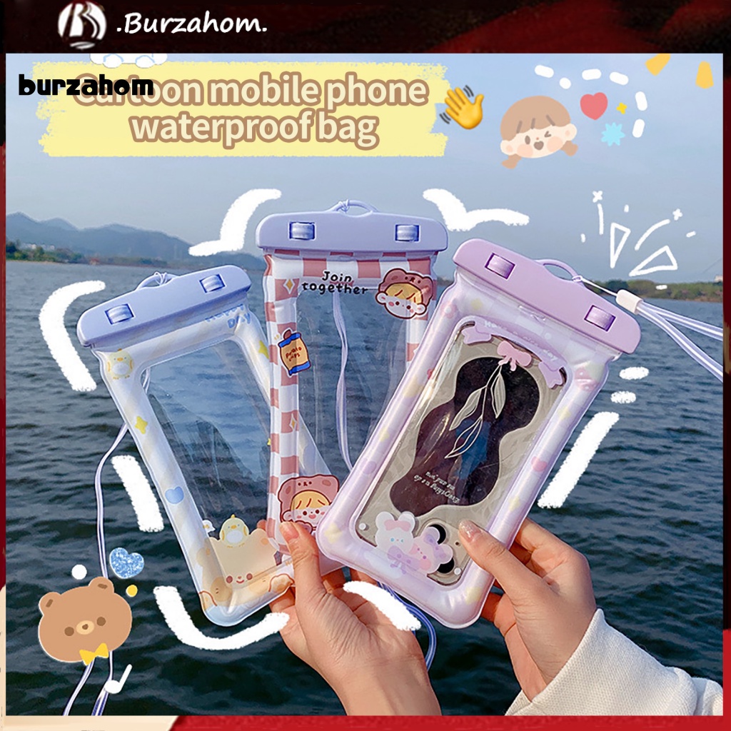 Túi Đựng Điện Thoại Đeo Cổ Chống Nước Thân Thiện Với Môi Trường Họa Tiết Hoạt Hình