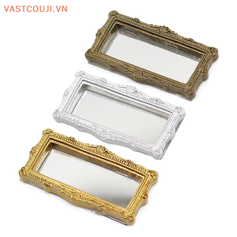 Gương Vuông Trang Trí Nhà Búp Bê Tỉ Lệ 1: 12