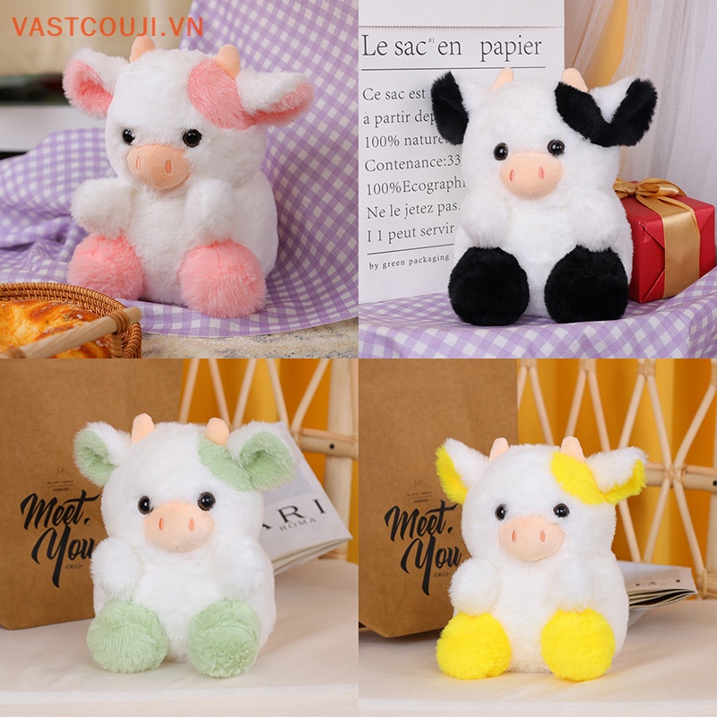 Bò Nhồi Bông 20CM Mềm Mại Dễ Thương Cho Bé