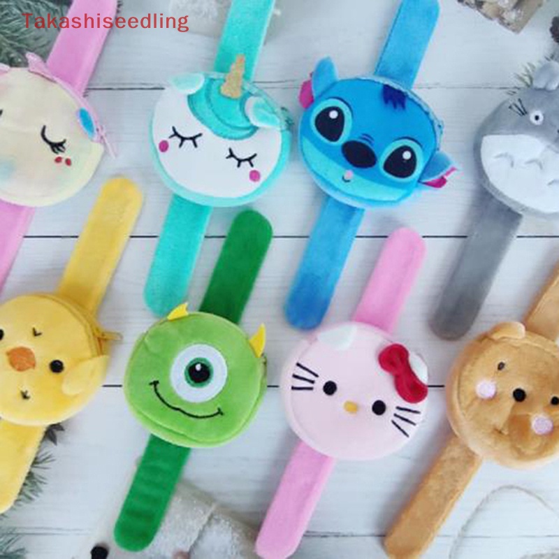 (Takashiseedling) Vòng Đeo Tay Siêu Mềm Họa Tiết Hoạt Hình Kawaii Hello Kitty Stitch