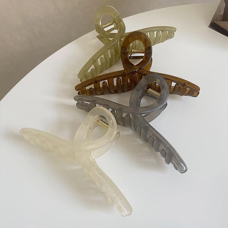 Kẹp Tóc Hình Cá Mập Bằng Nhựa Acrylic Thời Trang Mùa Hè 2023 Mới