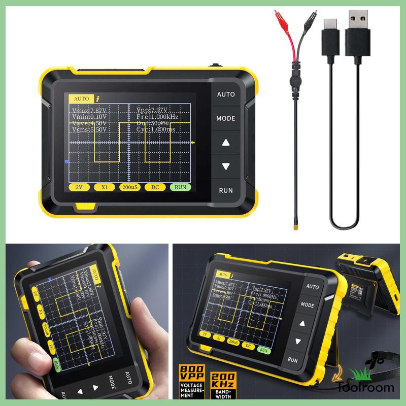 Máy Đo Dao Động Kỹ Thuật Số Cầm Tay 200KHz 400V Dùng Sửa Chữa Điện Tử DIY