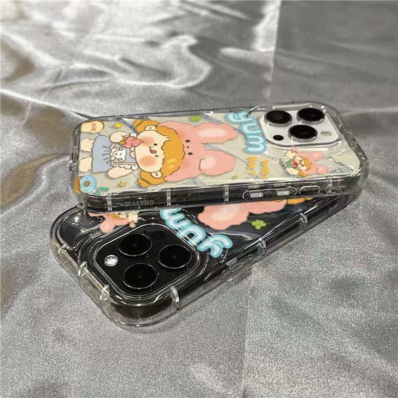 Ốp Điện Thoại Mềm Trong Suốt Họa Tiết Que Kem Cho Iphone 14Promax 1312 / 11 7 / 8plus xr / sins Q2KL