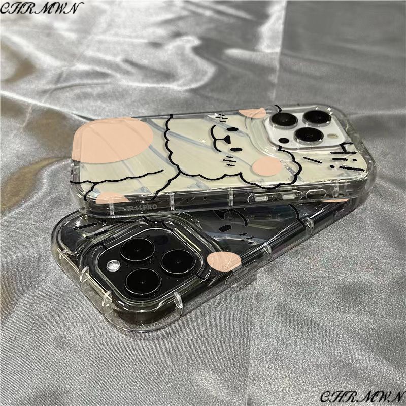 Ốp Điện Thoại Mềm In Hình Gấu Mập Cho Iphone14Promax Xr7 / 8 / 1312 / sins plus11