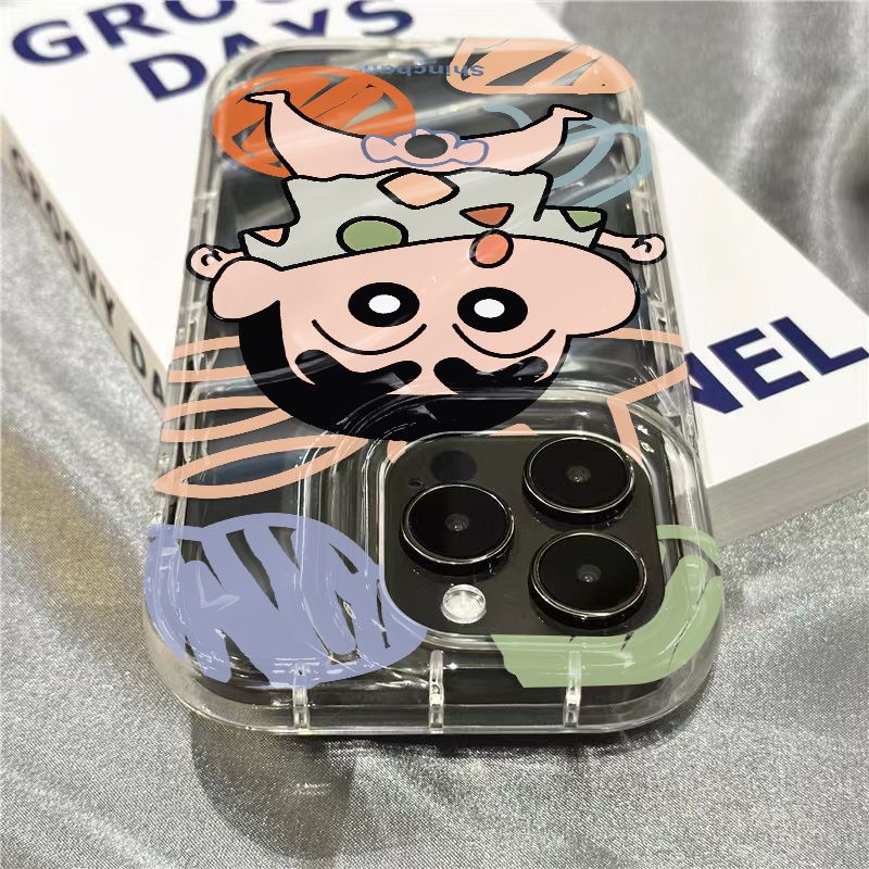Ốp Điện Thoại Mềm Trong Suốt Hình Shin-Chan Cho iPhone14promax / ZWAR 1312sins 78 plus / 11 xr