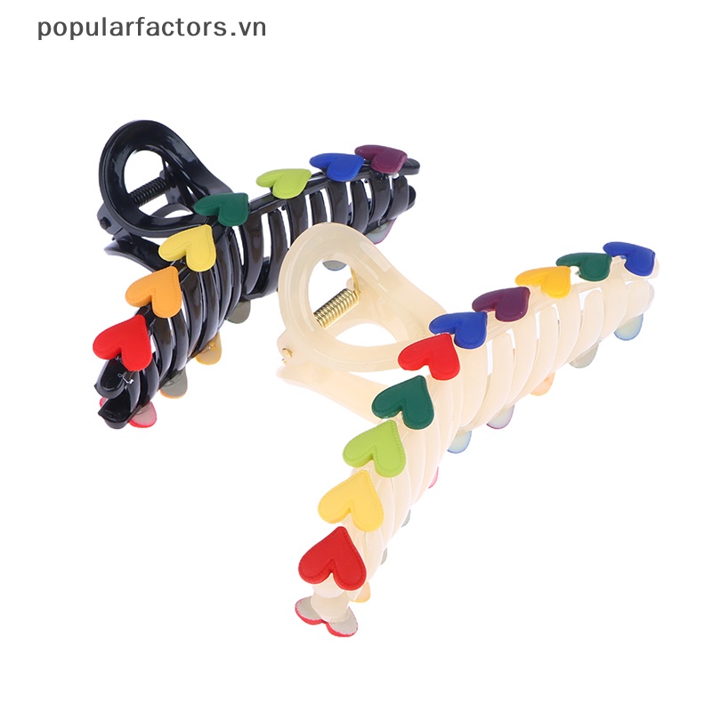 Kẹp Tóc Càng Cua / Cá Mập Cỡ Lớn Thanh Lịch Cho Nữ