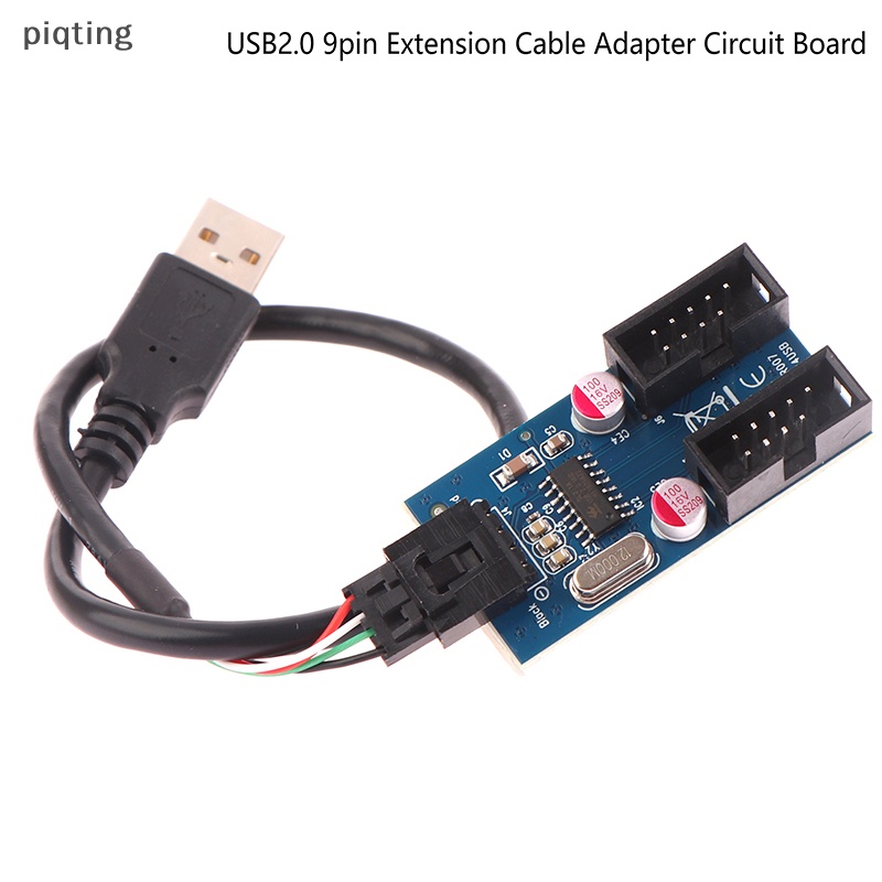 Thẻ Mở Rộng Piqt USB2.0 9Pin Male 1 Sang 2 Female