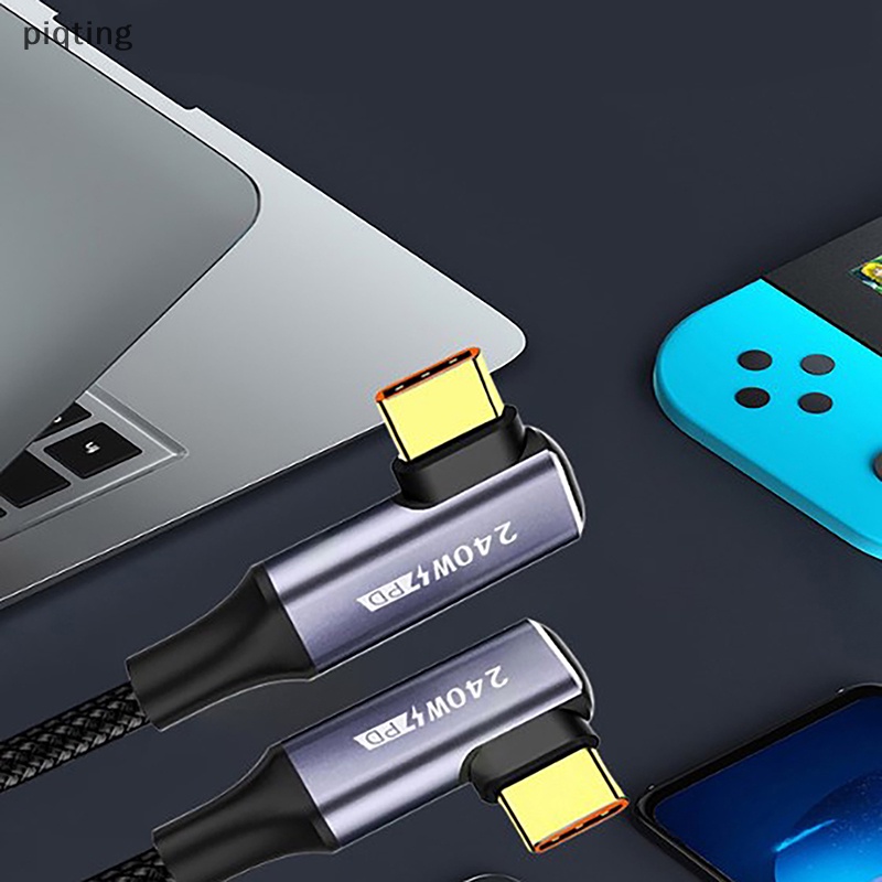 Cáp Sạc Nhanh 48V5A 480Mbps PD240W QC3.0 90 Độ USB Chuyên Dụng Cho Điện Thoại / Máy Tính