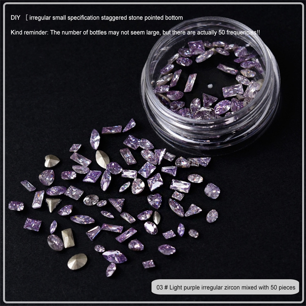 ♕ Nail DIY Zircon Phụ kiện làm móng Dụng cụ làm móng Dụng cụ làm móng Đồ trang trí móng Làm đẹp Trang trí móng tay Nail Art Nail DiamondNail Art Mini Nhỏ Đá Zircon Mạ Đáy Siêu Flash Màu trắng hình đặc biệt UPBEST