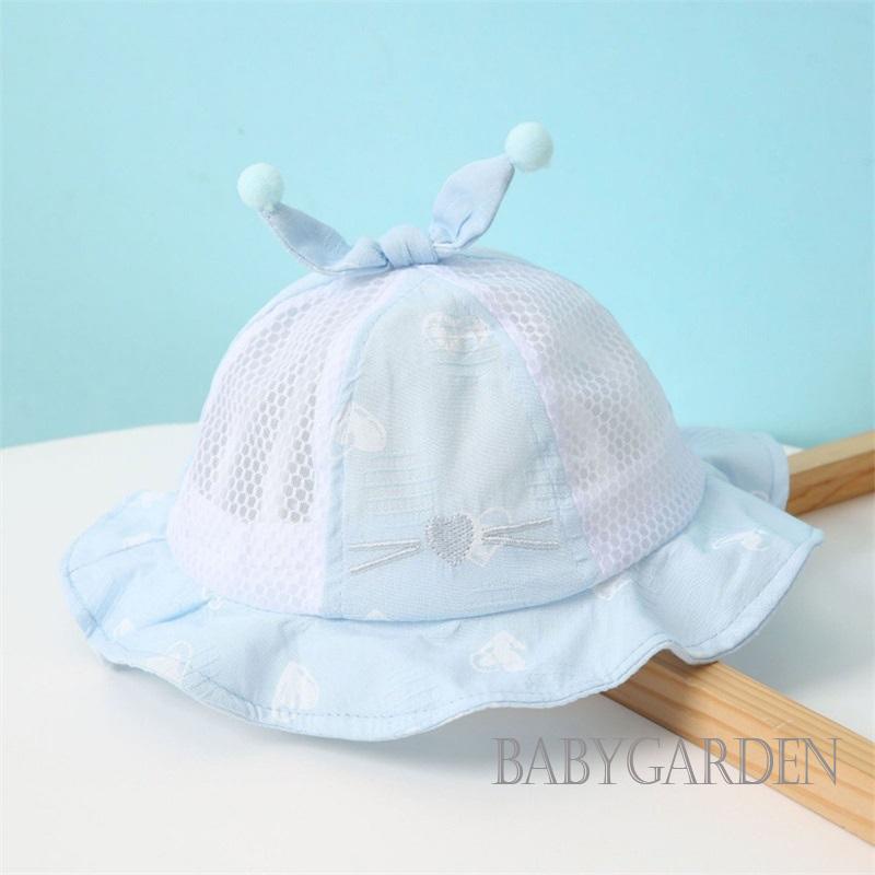Nón Tai Bèo Vành Rộng Mềm Mại Thoáng Khí Thời Trang Mùa Hè Dành Cho Trẻ 3-24 Tháng Tuổi