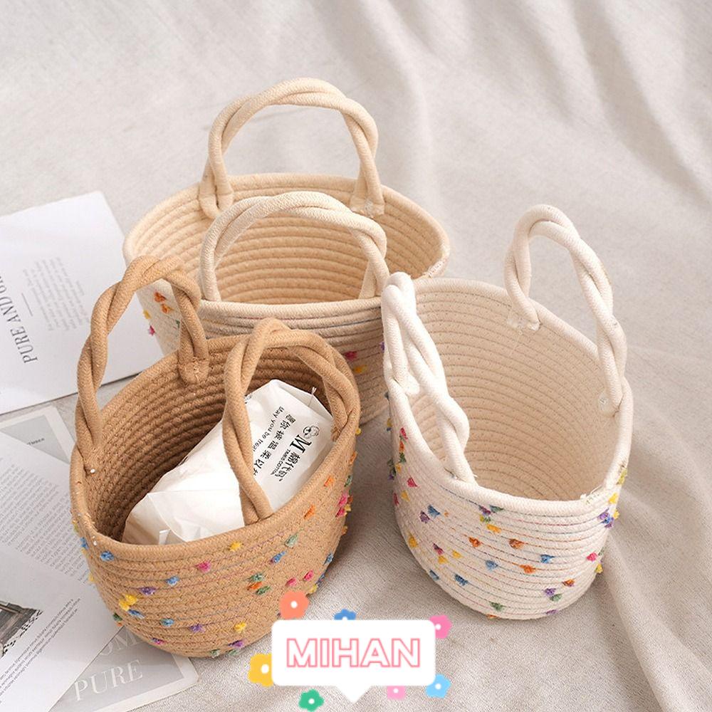 MIHAN1 Giỏ Xách Đựng Đồ Có Dây Thiết Kế Sáng Tạo Tiện Dụng