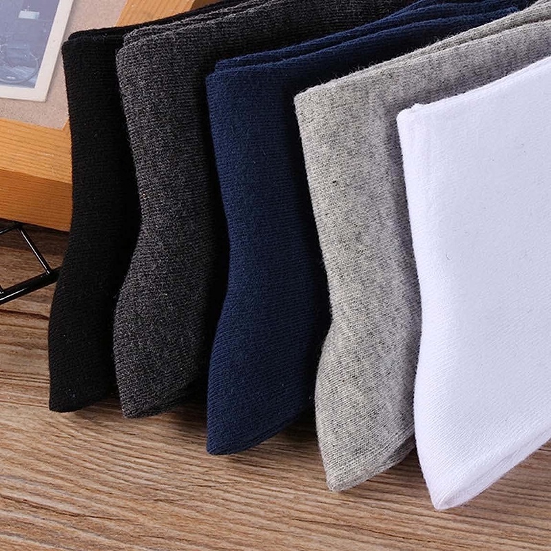 Set 5 Đôi Vớ Cotton Mềm Mại Cho Nam