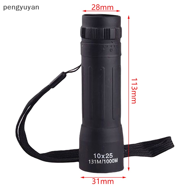 Ống Nhòm Một Mắt Mini 10X25 Bỏ Túi Tiện Dụng Cho Hoạt Động Ngoài Trời