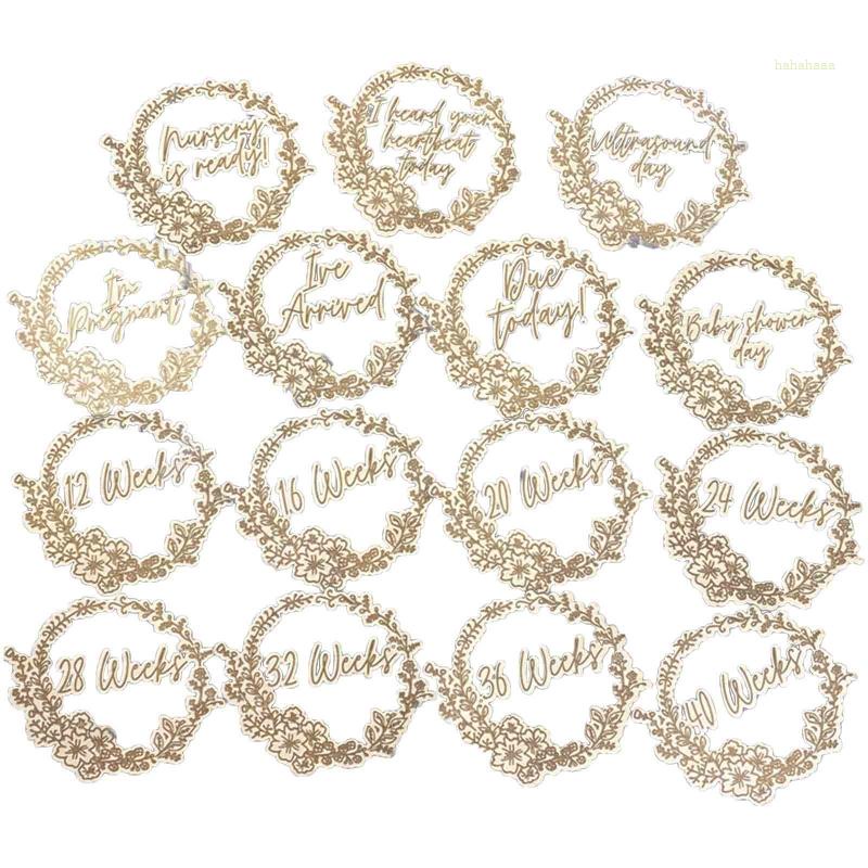 Bộ 15 Thẻ Đánh Dấu Cột Mốc Phát Triển Theo Tháng Cho Bé Sơ Sinh