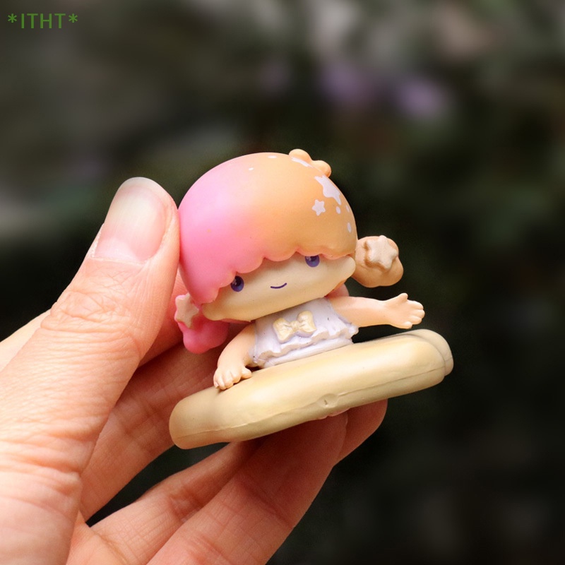 Mô Hình Nhân Vật Kuromi My Melody Pom Pom Purin Mini Bằng Pvc Mới
