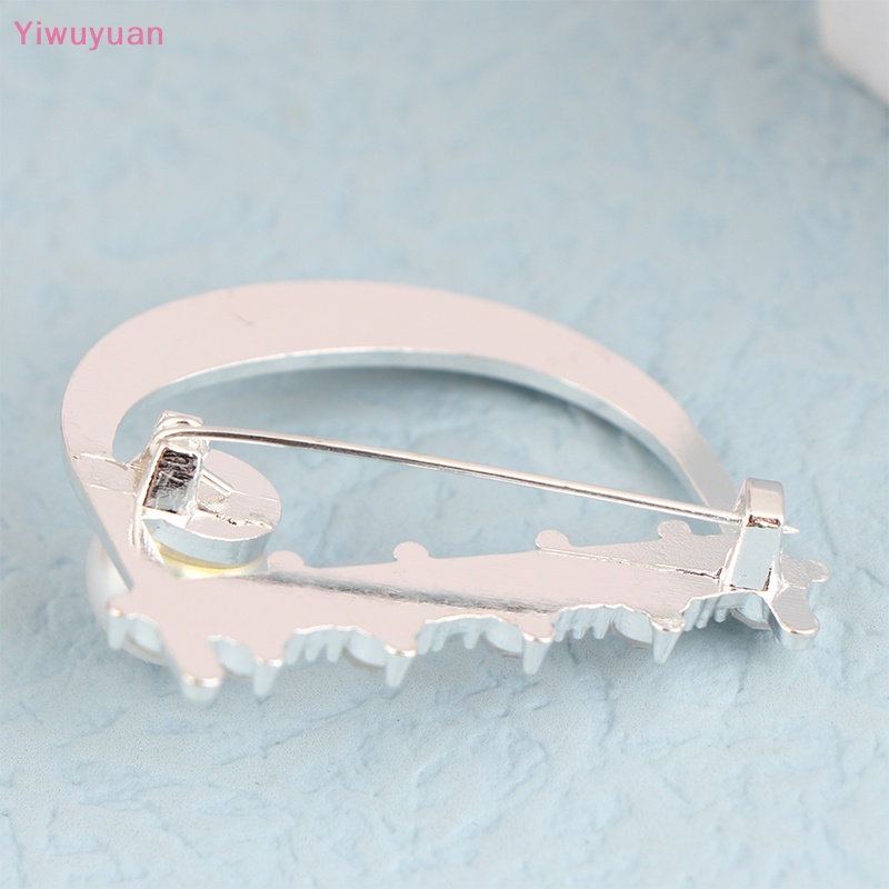 < Yiwuyuan > Trâm Cài Áo Thiết Kế Chữ D Không Phai Màu Phụ Kiện Hàng Ngày Cho Nữ