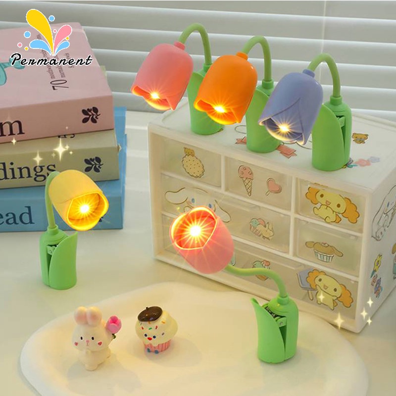 Đèn Ngủ Hình Bông Hoa Nhiều Màu Sắc Dễ Thương Dùng Làm Quà Tặng Sinh Nhật