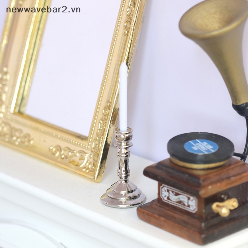1 Cặp Giá Đỡ Mô Hình Candelabra Trang Trí Nhà Búp Bê 1: 12