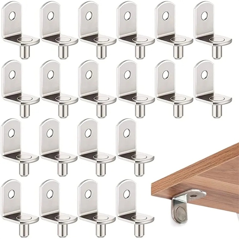 Giá Đỡ Cố Định Góc Tủ Bằng Sắt Tiện Dụng Cho Nội Thất DIY