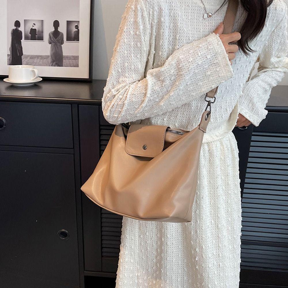 Túi Da PU Đeo Chéo Sức Chứa Lớn Tùy Chỉnh Phong Cách Đường Phố Thời Trang