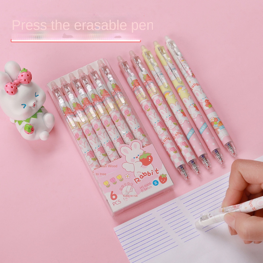 Bộ 6 Cây Bút Mực Gel 0.5 Có Thể Xóa Được