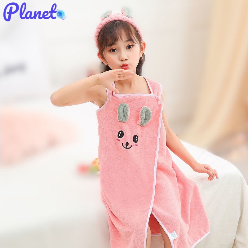 Planet Khăn Tắm Mềm Mại Thấm Hút Tốt Cho Bé Từ 3-15 Tuổi