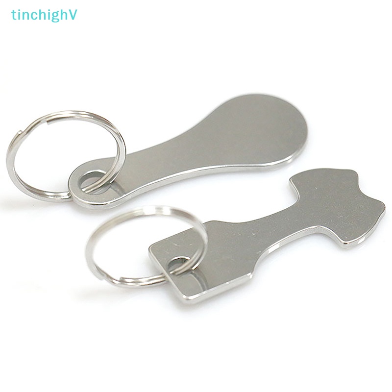 [TinchighV] Móc Chìa Khóa Xe Đẩy Mua Sắm Bằng Hợp Kim Tái Chế Được Ch