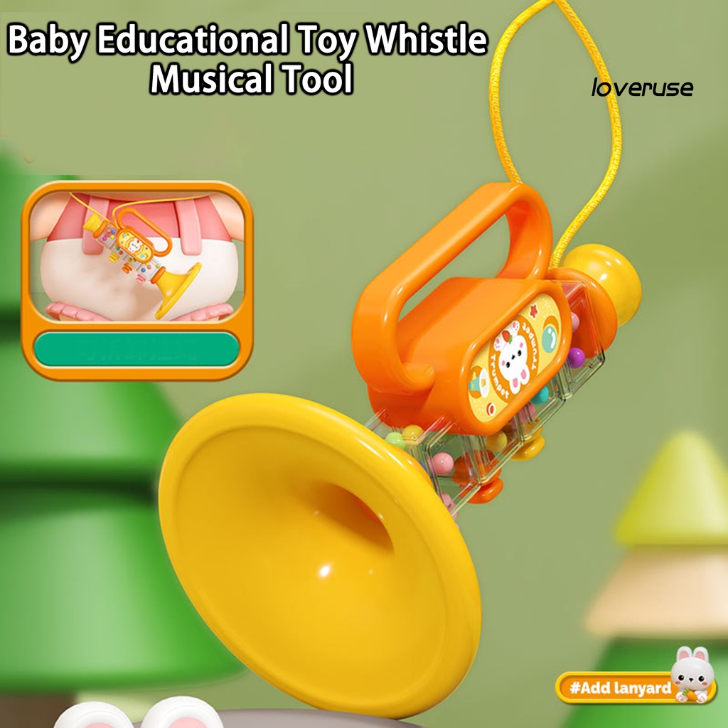 Kèn Đồ Chơi Mini Hình Thỏ Có Dây Đeo Nhiều Màu Sắc Cho Trẻ Em