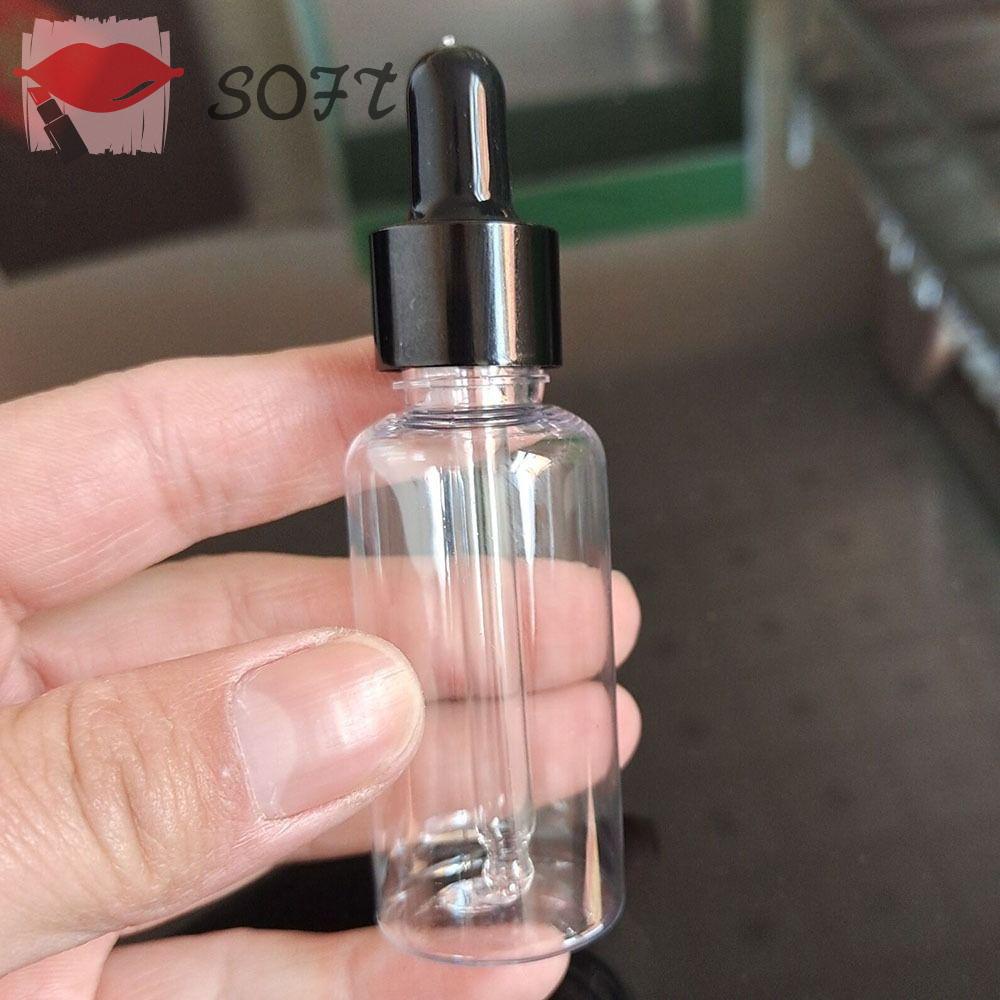 SOFTNESS Bộ 20 Lọ Rỗng 30ml Trong Suốt Nhỏ Giọt Đựng Tinh Dầu Du Lịch Tiện Dụng