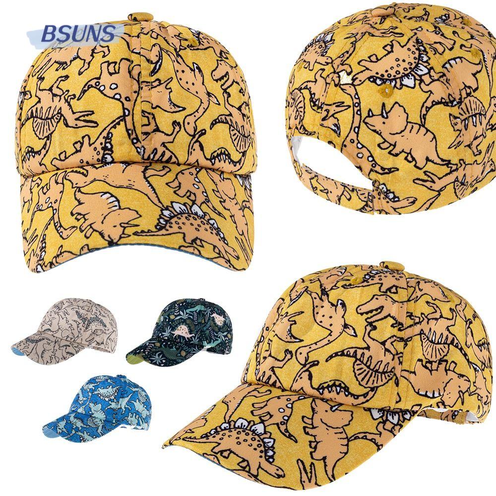 BSUNS Mũ Lưỡi Trai Họa Tiết Hoạt Hình Chất Liệu Nhanh Khô Tùy Chỉnh Kích Thước Thời Trang Đi Biển Cho Bé Trai Và Gái