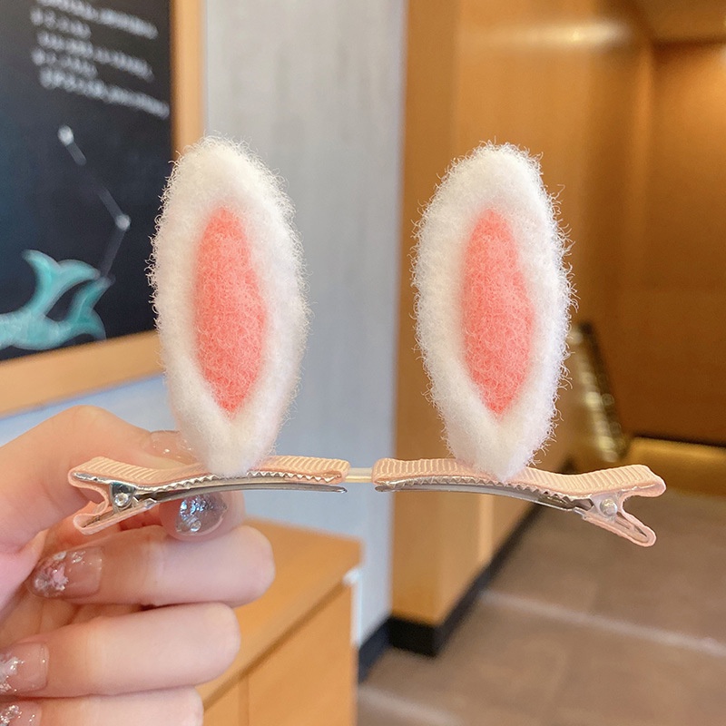 Kẹp Tóc Tai Thỏ Dễ Thương Cho Bé Gái