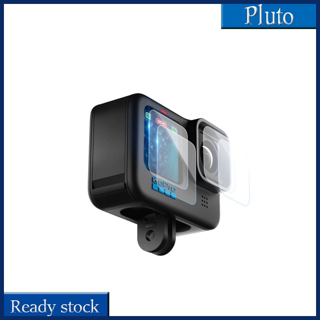 Kính Cường Lực Hd Bảo Vệ Ống Kính Máy Ảnh Mới Chống Trầy Chống Va Chạm Tương Thích Với Gopro11 / 10 / 9