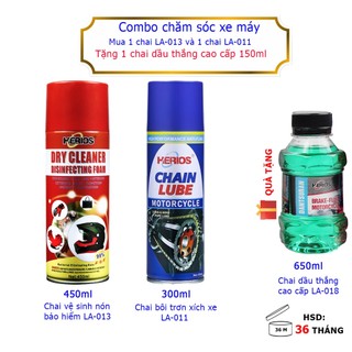 Combo 3 sản phẩm chăm sóc xe máy cb-01mc 900ml