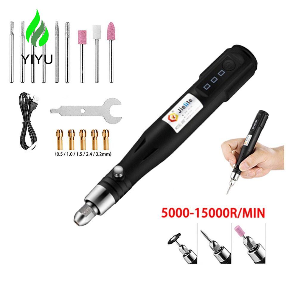 YIYU Bộ Máy Mài Đánh Bóng Cầm Tay Sạc USB Tiện Dụng