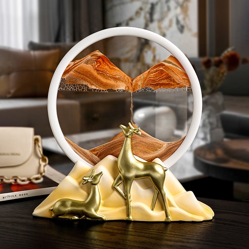 Hàng Mới Về Mới Đồng Hồ Cát Tròn Lấp Lánh Sang Trọng Giúp Giảm Căng Thẳng