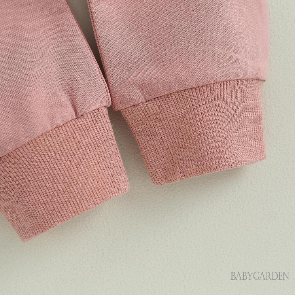 Set Đồ 2 Món Gồm Áo Thun Tay Dài Màu Trơn + Quần Dài Co Giãn Dành Cho Trẻ Em 0-3 Tuổi