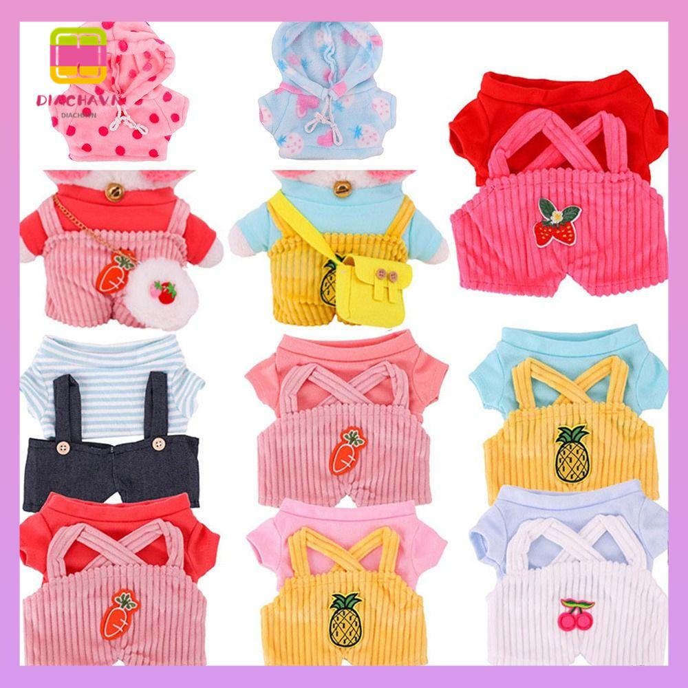 DIACHAVN Áo Hoodie Phối Lông Dễ Thương Cho Búp Bê 2023